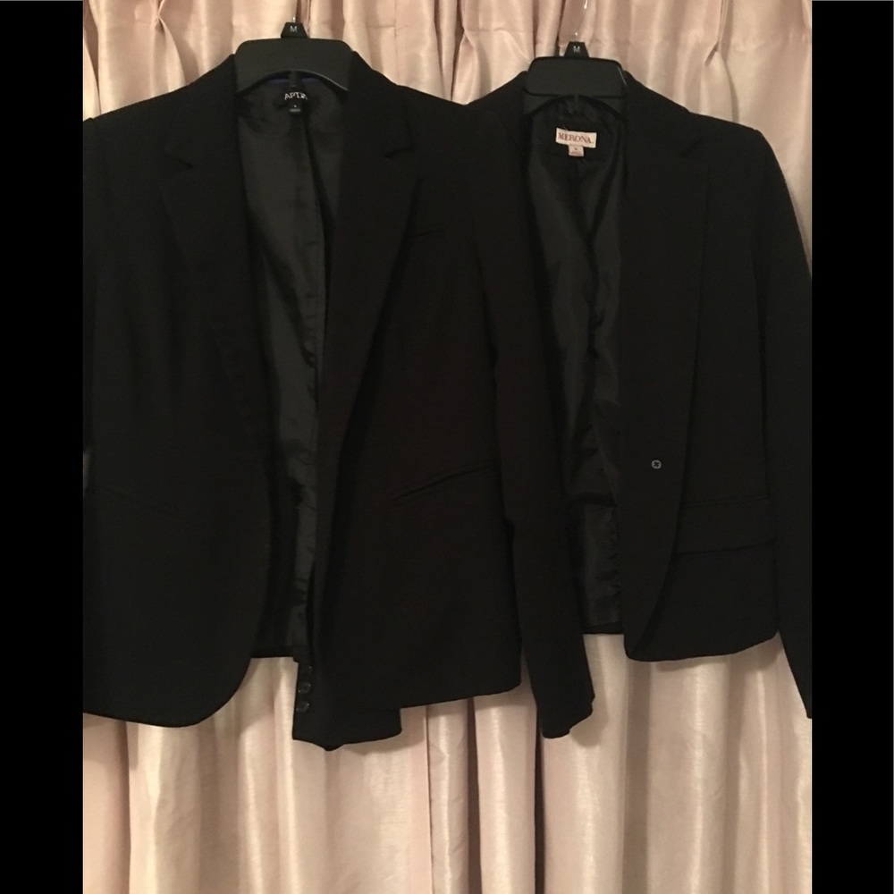 2...Black Blazers